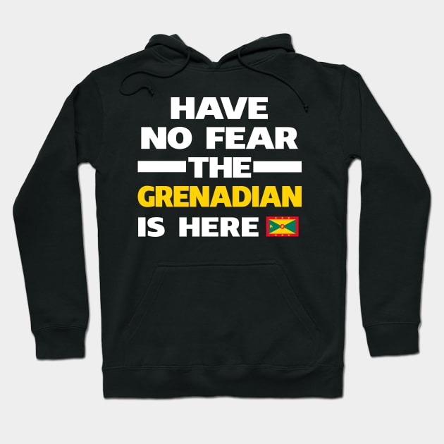 No Fear Grenadian Is Here Grenada Hoodie by lubashantae